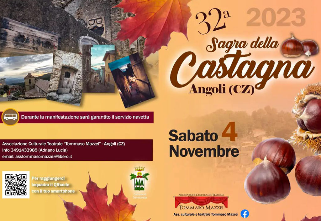 Torna La Sagra Della Castagna Dal Ottobre Al Novembre Ad Angoli Di