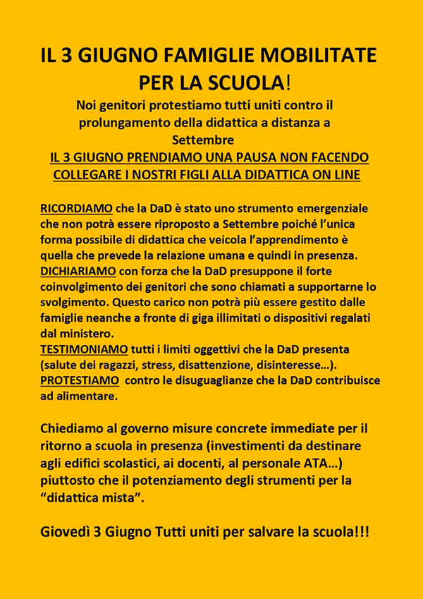 Fase Due I Genitori Lametini Dicono No Alla Didattica A Distanza A Settembre Il Lametino It