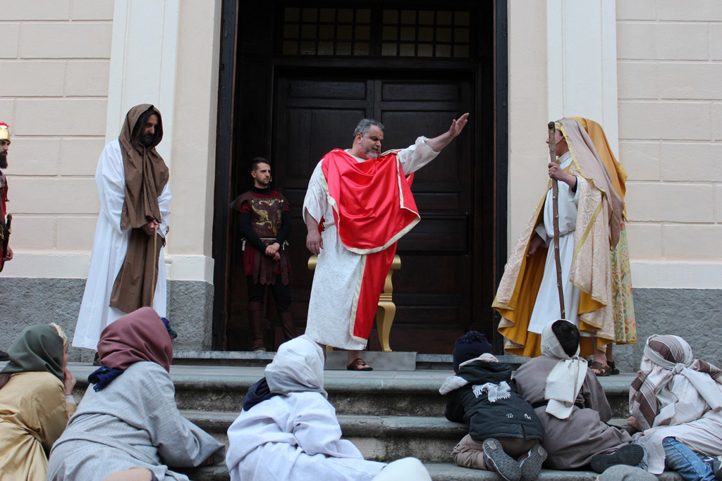 Lamezia La Rappresentazione Sacra Della Passione Di Cristo Ne “il Tradimento Di Giuda” Il 0898