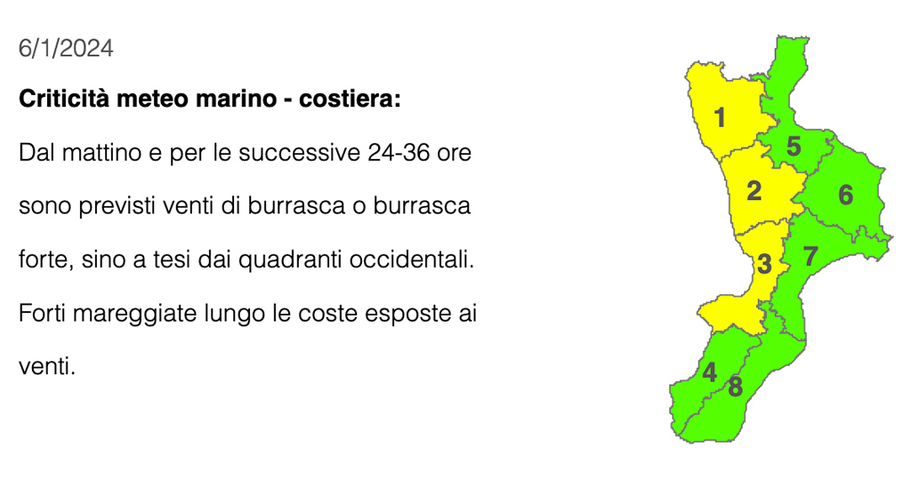 In Arrivo Maltempo In Calabria, Attesi Venti Di Burrasca: Epifania Con ...