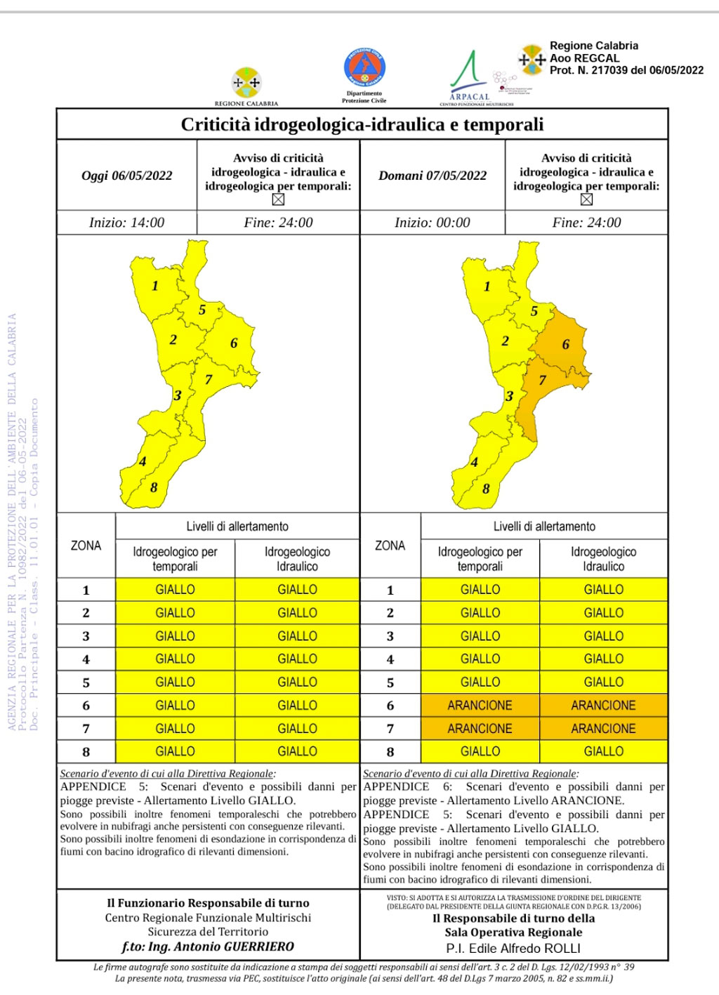 Maltempo, Allerta Gialla E Arancione In Calabria: In Arrivo Forti ...