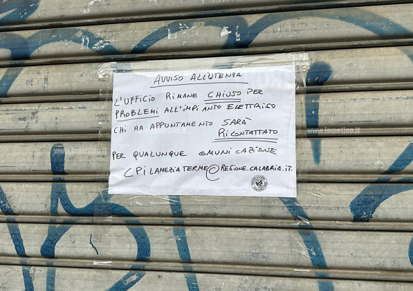 Lamezia, Centro per l'impiego senza energia elettrica per mancata voltura. A rischio anche fondi Pnrr per ristrutturazione immobile WhatsApp-Image-2026-03-06-at-15.15.02_d8651.jpg